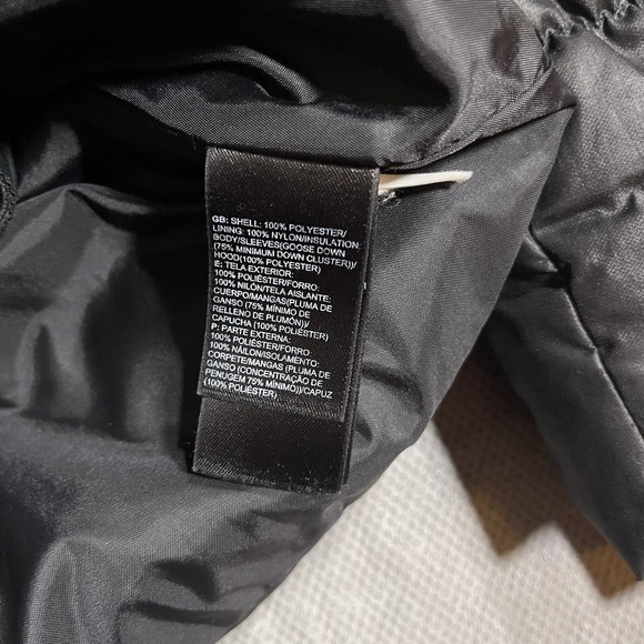 The North Face Womens Small Goose Down Coat 550‎ Goose Puffer Jacket Black - Picture 6 of 11